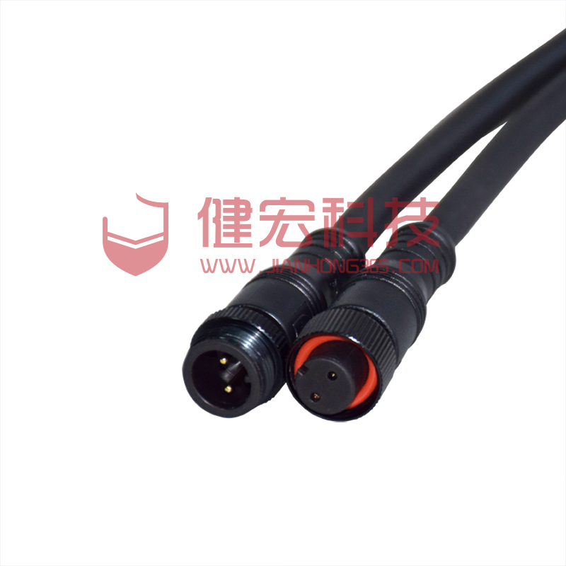 M16公母防水連接器，防水插頭線